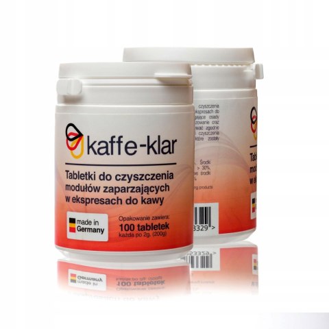 Tabletki do czyszczenia ekspresu 100szt UNIWERSALNE Kaffe-Klar Tabletki do czyszczenia ekspresu 100szt UNIWERSALNE Kaffe-Klar