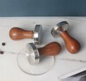 Tamper stalowy z drewnianą rączką 51mm Delonghi
