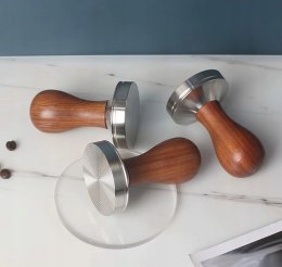 Tamper stalowy z drewnianą rączką 51mm Delonghi